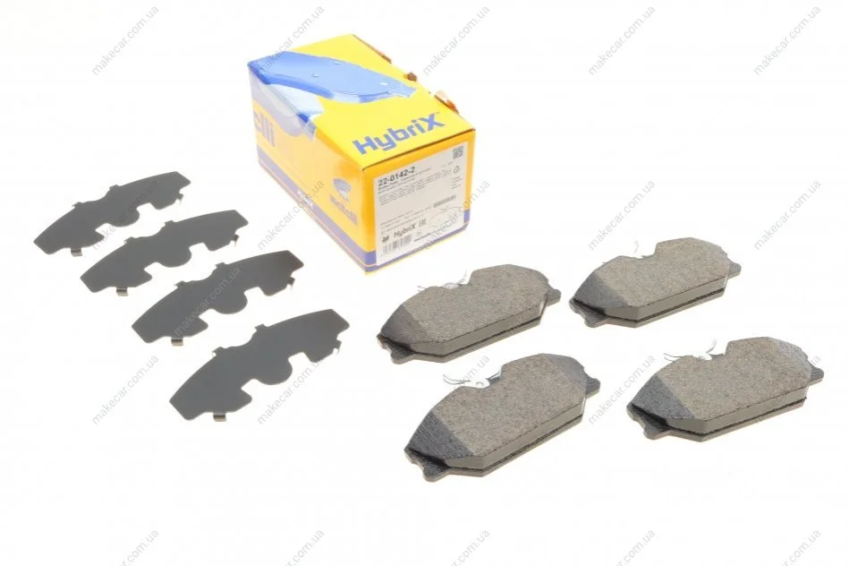 <strong>Комплект гальмівних колодок з 4 шт. дисків METELLI 22-0142-2 (фото 1)</strong>