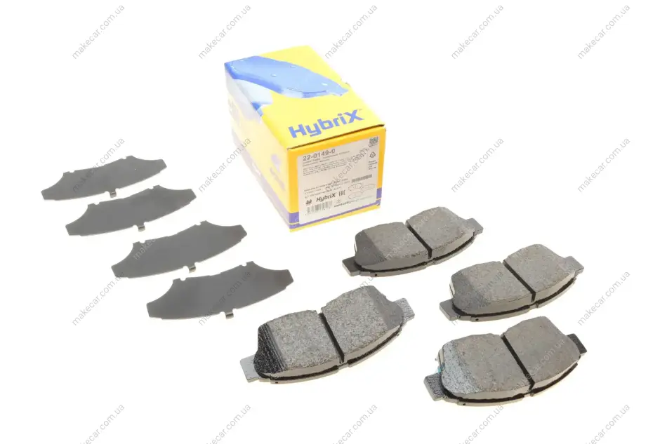 <strong>Комплект гальмівних колодок (дискових) METELLI 22-0149-0 (фото 1)</strong>