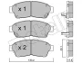 <strong>Комплект гальмівних колодок (дискових) METELLI 22-0149-0 (фото 2)</strong>