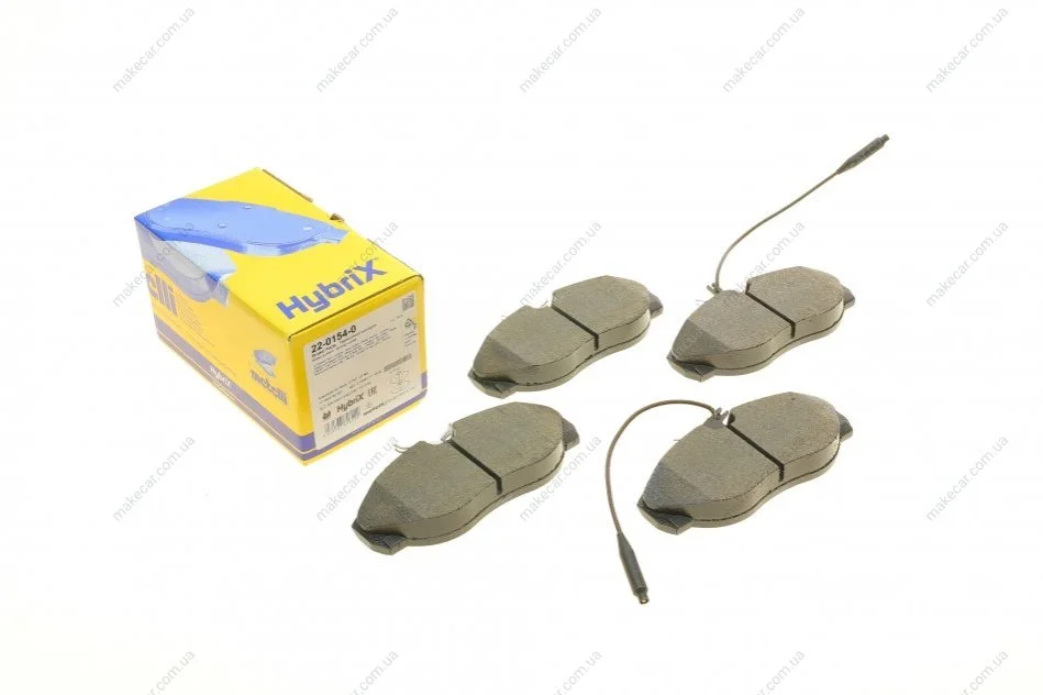 <strong>Комплект гальмівних колодок (дискових) METELLI 22-0154-0 (фото 1)</strong>
