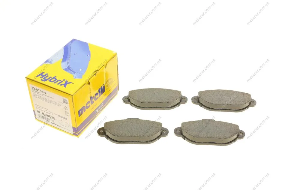 <strong>Комплект гальмівних колодок (дискових) METELLI 22-0159-1 (фото 1)</strong>