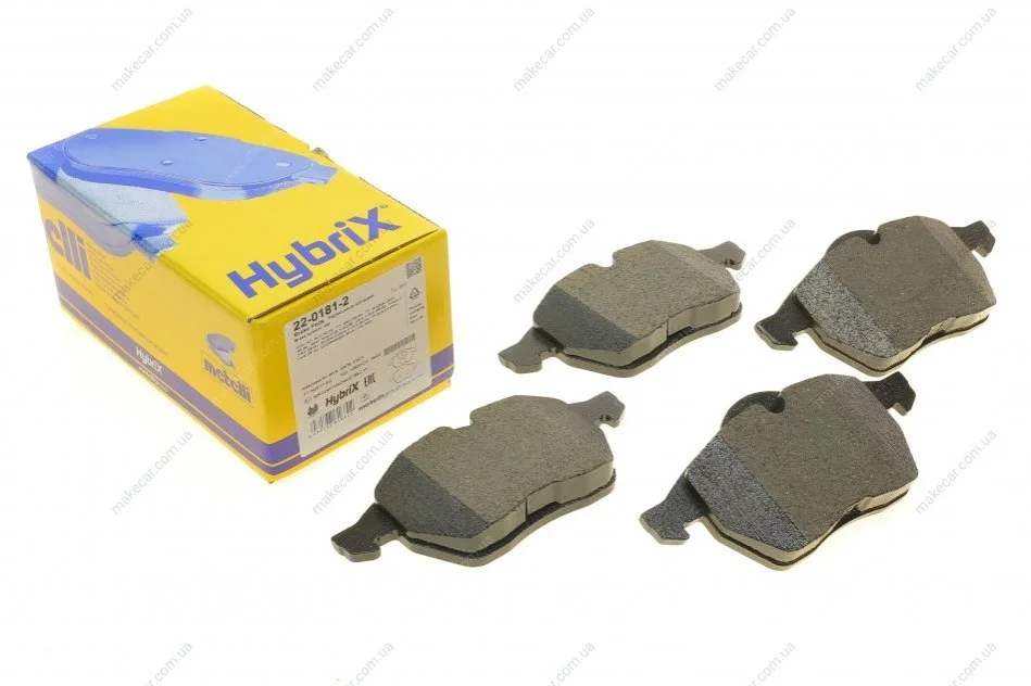 <strong>Комплект гальмівних колодок (дискових) METELLI 22-0181-2 (фото 1)</strong>