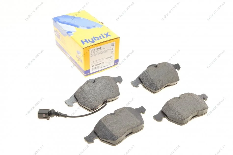 <strong>Комплект гальмівних колодок (дискових) METELLI 22-0181-4 (фото 1)</strong>