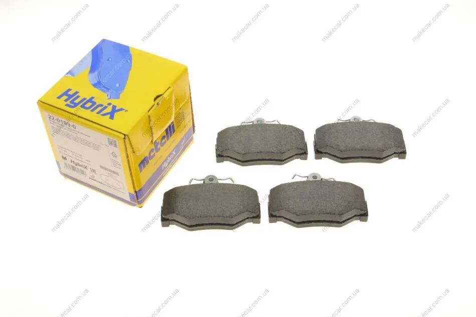 <strong>Комплект гальмівних колодок (дискових) METELLI 22-0199-0 (фото 1)</strong>