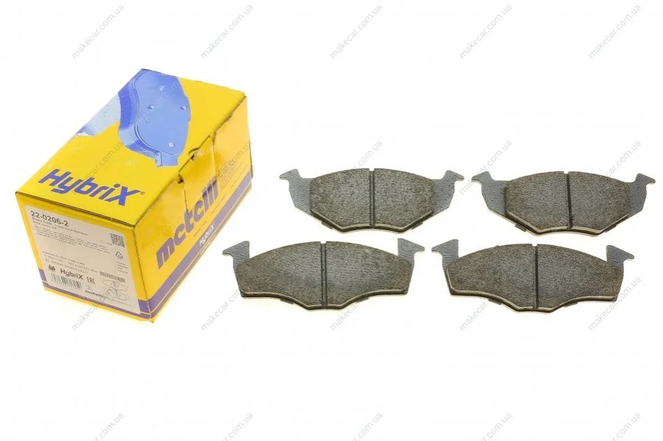 <strong>Комплект гальмівних колодок (дискових) METELLI 22-0206-2 (фото 1)</strong>