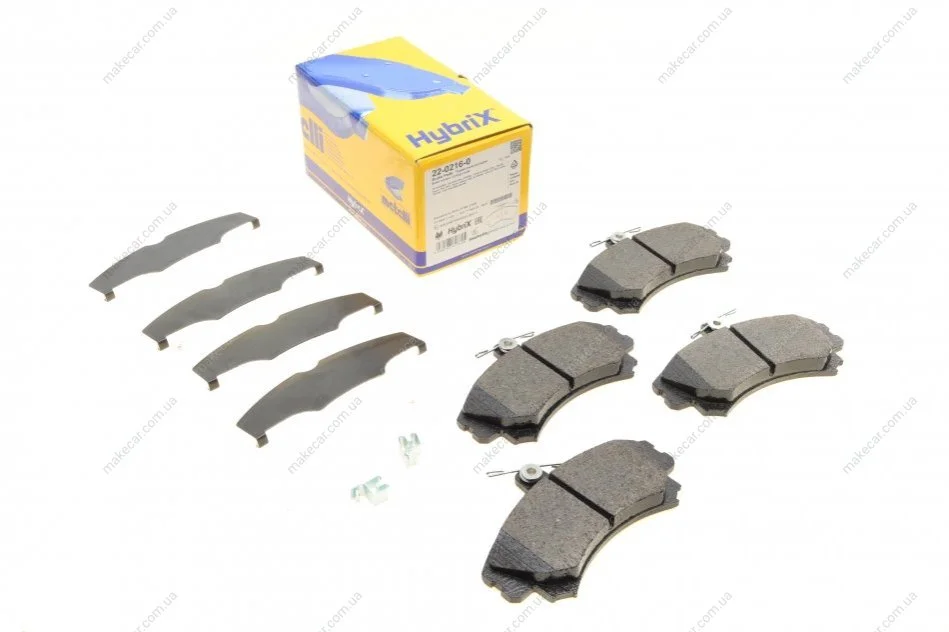 <strong>Комплект гальмівних колодок (дискових) METELLI 22-0216-0 (фото 1)</strong>