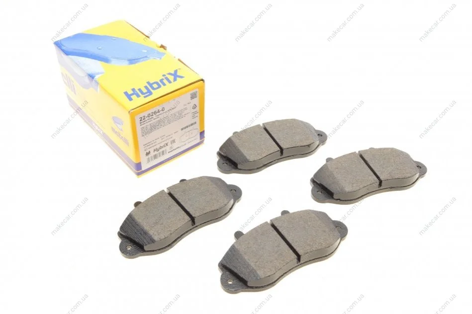 <strong>Комплект гальмівних колодок (дискових) METELLI 22-0264-0 (фото 1)</strong>