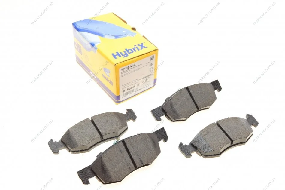 <strong>Комплект гальмівних колодок (дискових) METELLI 22-0274-2 (фото 1)</strong>