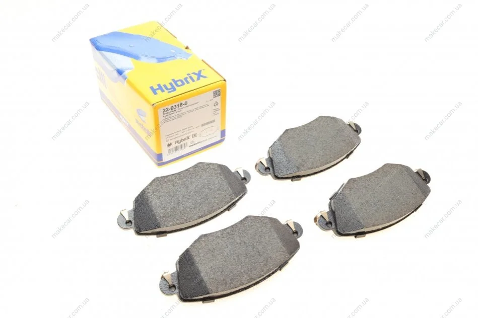 <strong>Комплект гальмівних колодок (дискових) METELLI 22-0318-0 (фото 1)</strong>