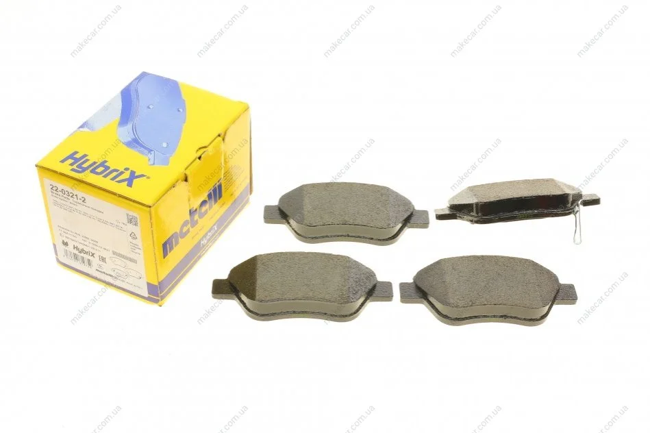 <strong>Комплект гальмівних колодок (дискових) METELLI 22-0321-2 (фото 1)</strong>