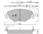 Комплект гальмівних колодок (дискових) Metelli 22-0331-0 (фото 1)