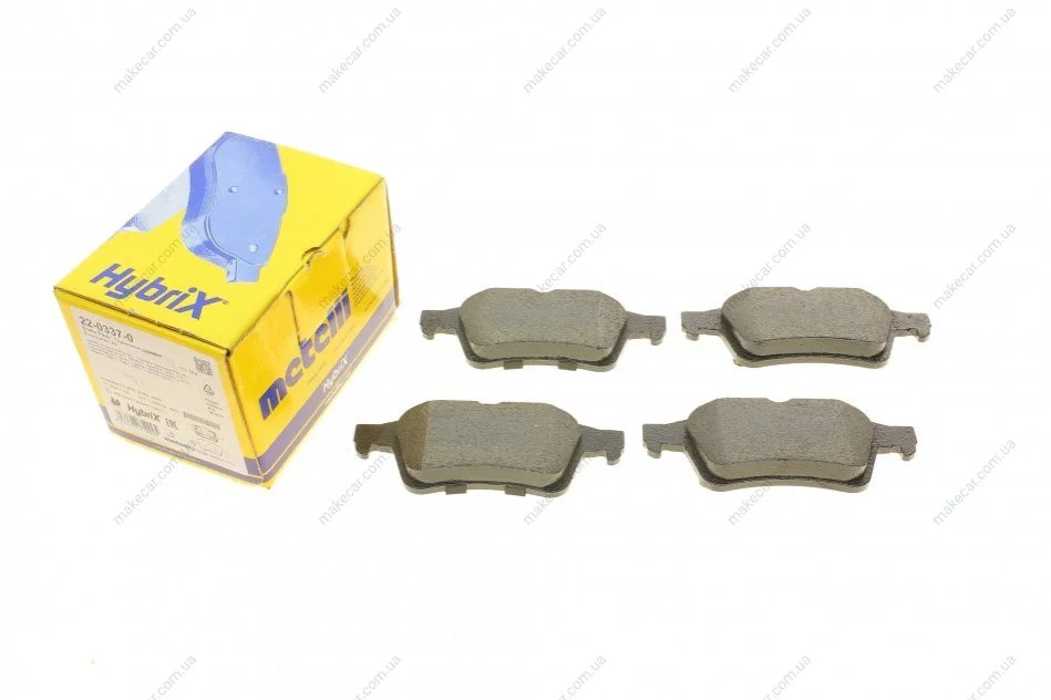 <strong>Комплект гальмівних колодок з 4 шт. дисків METELLI 22-0337-0 (фото 1)</strong>