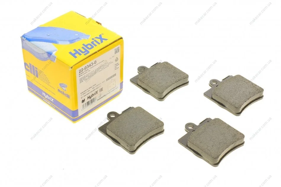 <strong>Комплект гальмівних колодок (дискових) METELLI 22-0343-0 (фото 1)</strong>