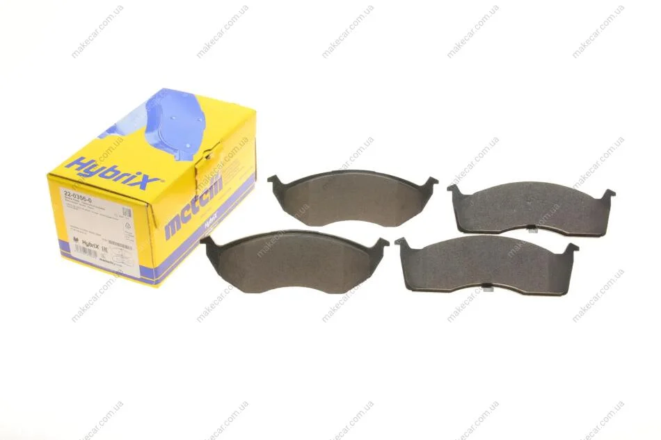 <strong>Комплект гальмівних колодок (дискових) METELLI 22-0356-0 (фото 1)</strong>