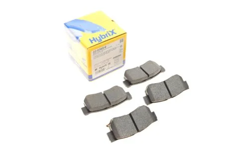 Комплект гальмівних колодок з 4 шт. дисків для METELLI 22-0365-0 фото товару