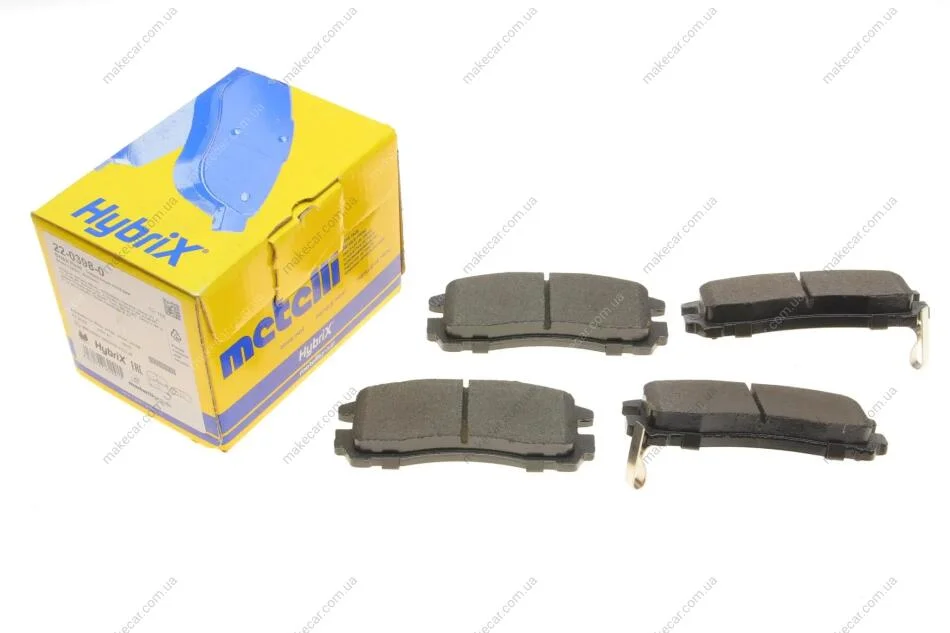 <strong>Комплект гальмівних колодок (дискових) METELLI 22-0398-0 (фото 1)</strong>