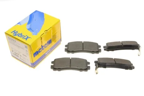 Комплект гальмівних колодок (дискових) для Mitsubishi, Chrysler METELLI 22-0398-0 фото товару