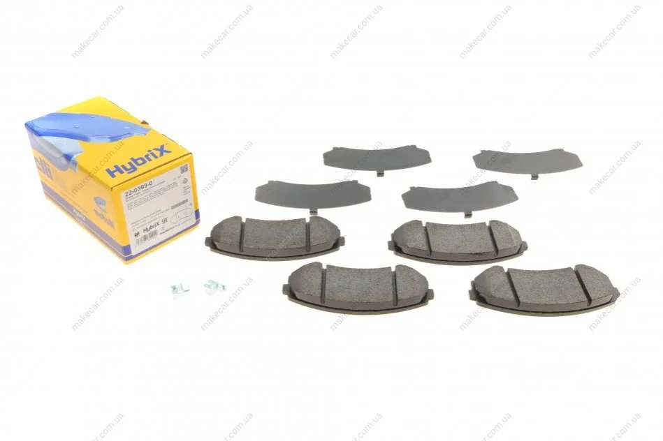 <strong>Комплект гальмівних колодок (дискових) METELLI 22-0399-0 (фото 1)</strong>