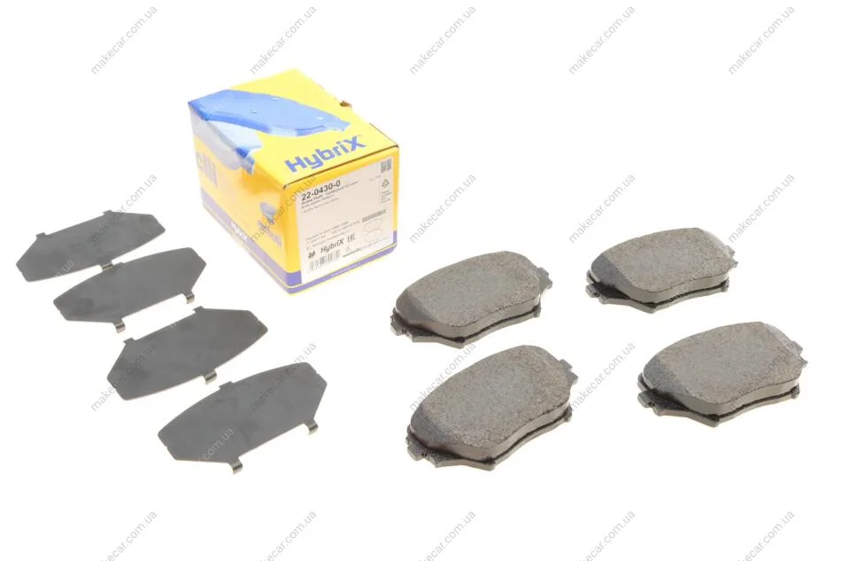 <strong>Комплект гальмівних колодок (дискових) METELLI 22-0430-0 (фото 1)</strong>