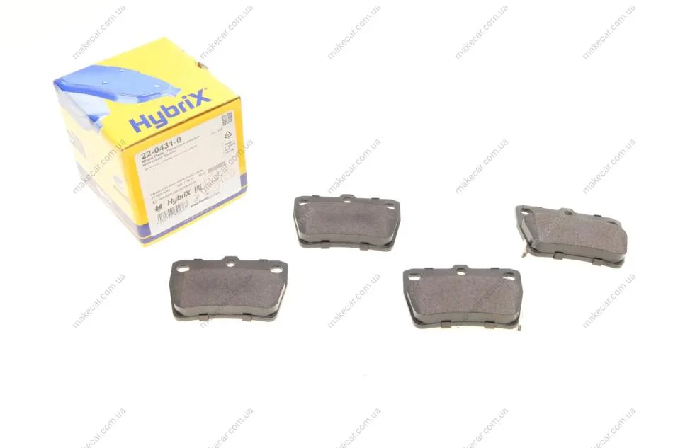 <strong>Комплект гальмівних колодок (дискових) METELLI 22-0431-0 (фото 1)</strong>