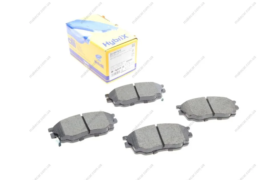 <strong>Комплект гальмівних колодок (дискових) METELLI 22-0475-0 (фото 1)</strong>