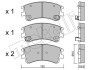 Комплект гальмівних колодок (дискових) Metelli 22-0476-0 (фото 2)