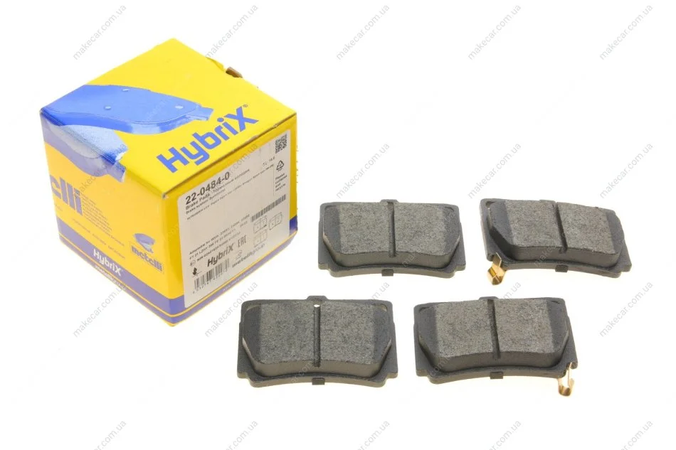 <strong>Комплект гальмівних колодок (дискових) METELLI 22-0484-0 (фото 1)</strong>