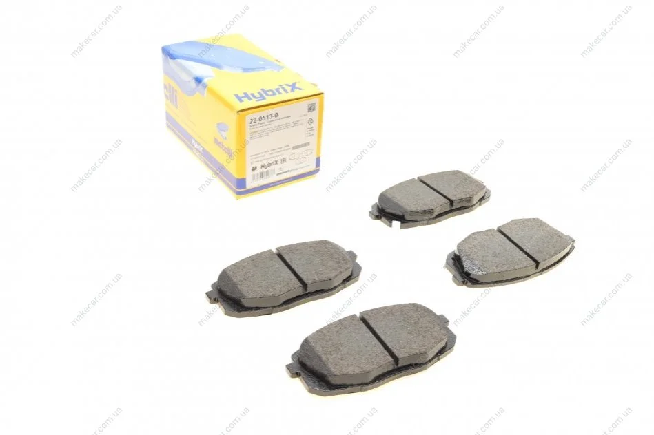 <strong>Комплект гальмівних колодок (дискових) METELLI 22-0513-0 (фото 1)</strong>