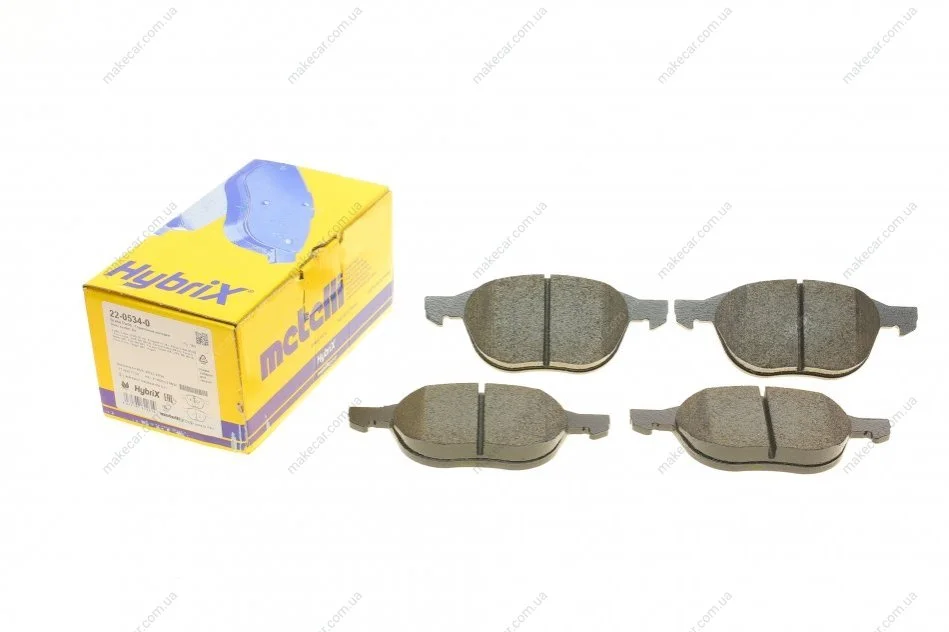 <strong>Комплект гальмівних колодок з 4 шт. дисків METELLI 22-0534-0 (фото 1)</strong>