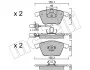 <strong>Комплект гальмівних колодок (дискових) METELLI 22-0549-1 (фото 2)</strong>