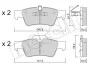 <strong>Комплект гальмівних колодок (дискових) METELLI 22-0568-1 (фото 2)</strong>