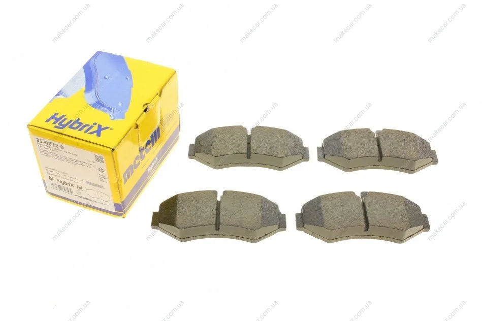 <strong>Комплект гальмівних колодок з 4 шт. дисків METELLI 22-0572-0 (фото 1)</strong>