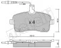 <strong>Комплект гальмівних колодок (дискових) METELLI 22-0600-0 (фото 2)</strong>