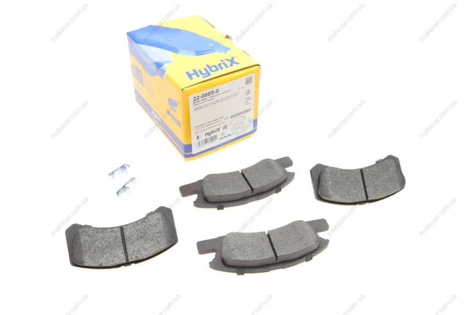 <strong>Комплект гальмівних колодок (дискових) METELLI 22-0605-0 (фото 1)</strong>