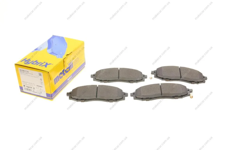 <strong>Комплект гальмівних колодок (дискових) METELLI 22-0611-0 (фото 1)</strong>
