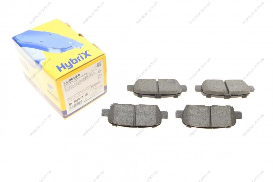 <strong>Комплект гальмівних колодок з 4 шт. дисків METELLI 22-0612-0 (фото 1)</strong>