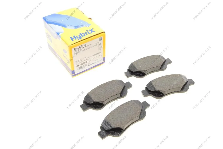 <strong>Комплект гальмівних колодок (дискових) METELLI 22-0637-0 (фото 1)</strong>