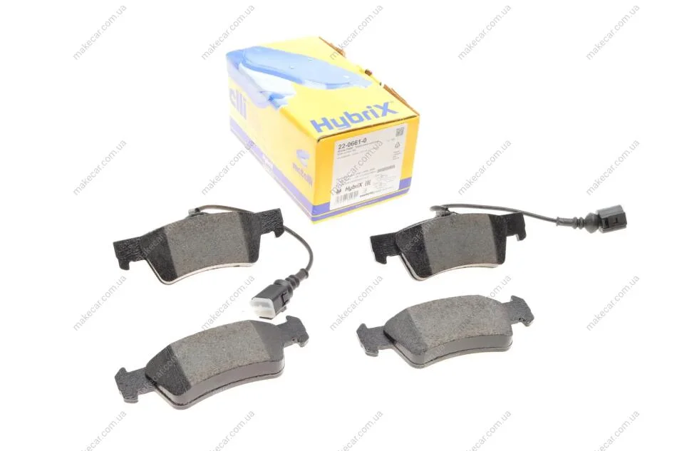 <strong>Комплект гальмівних колодок (дискових) METELLI 22-0661-0 (фото 1)</strong>