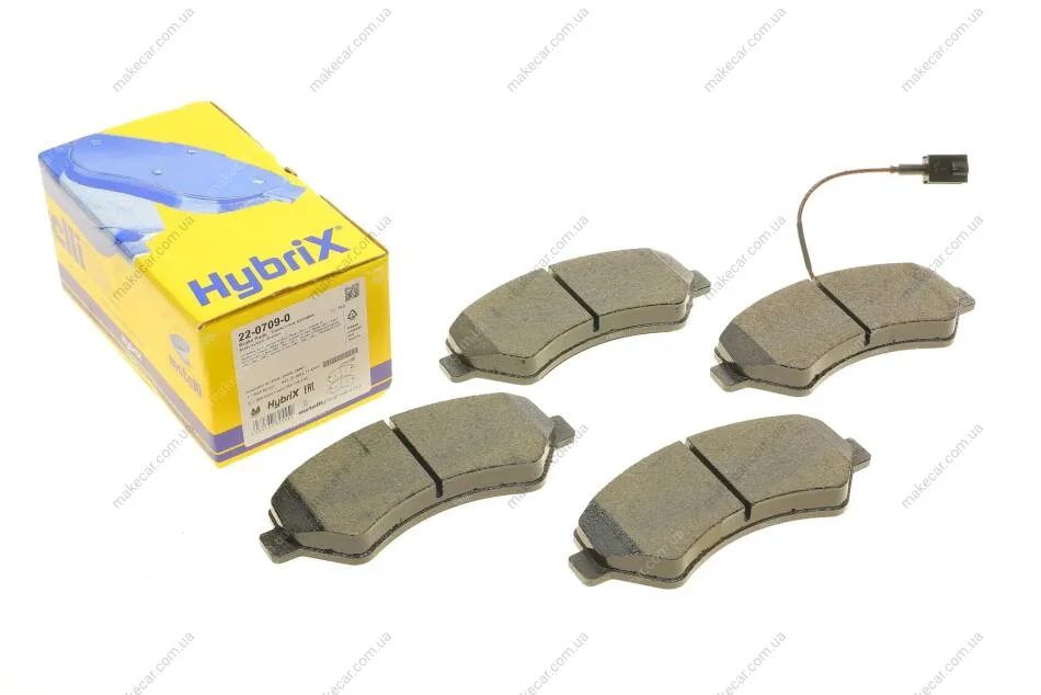 <strong>Комплект гальмівних колодок (дискових) METELLI 22-0709-0 (фото 1)</strong>