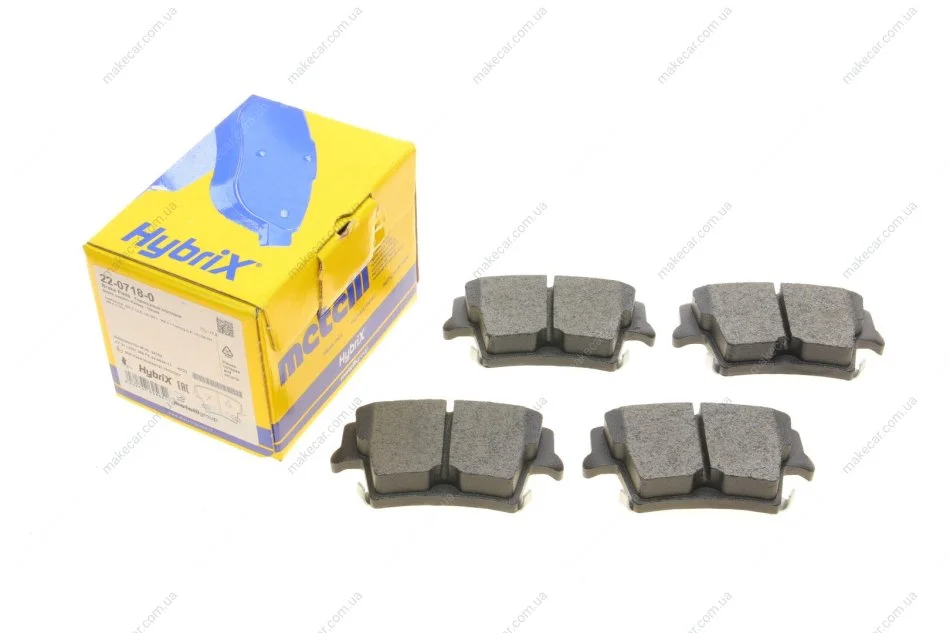 <strong>Комплект гальмівних колодок (дискових) METELLI 22-0718-0 (фото 1)</strong>