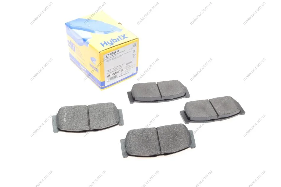 <strong>Комплект гальмівних колодок (дискових) METELLI 22-0727-0 (фото 1)</strong>