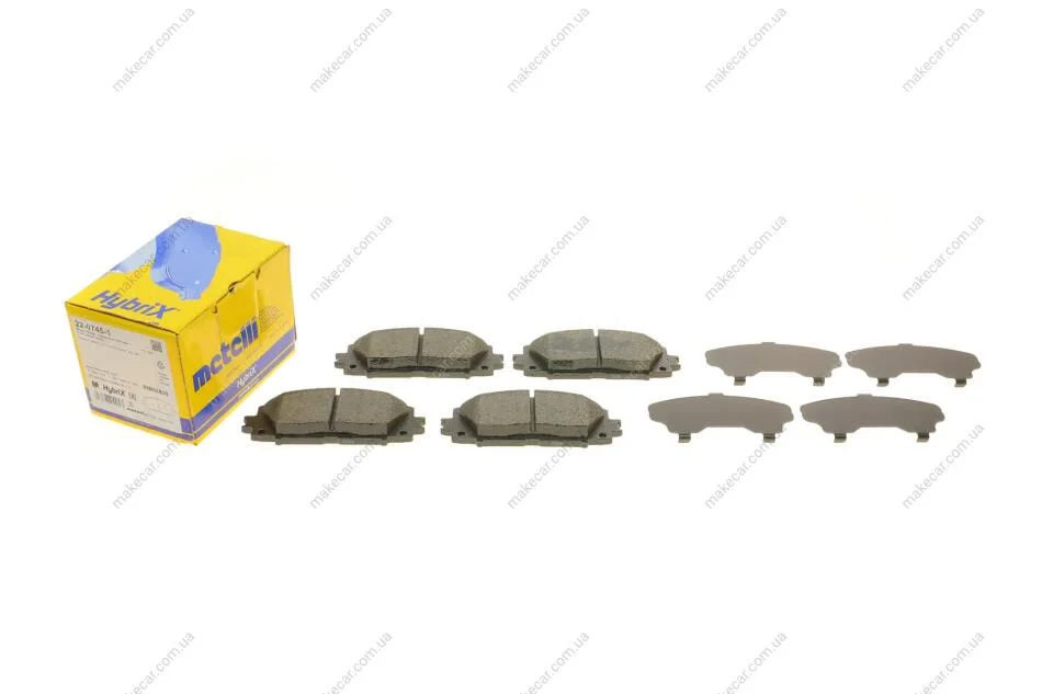 <strong>Комплект гальмівних колодок (дискових) METELLI 22-0745-1 (фото 1)</strong>