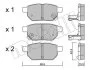 <strong>Комплект гальмівних колодок (дискових) METELLI 22-0746-0 (фото 10)</strong>