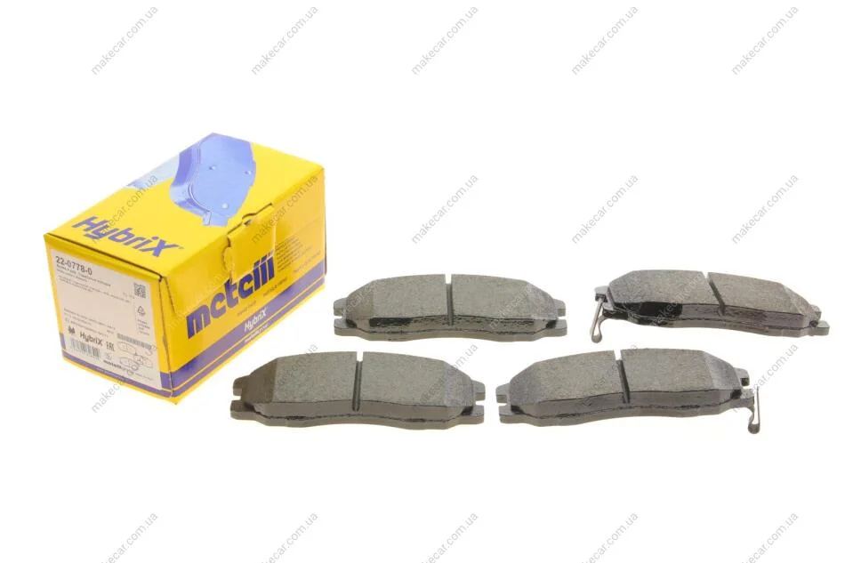 <strong>Комплект гальмівних колодок (дискових) METELLI 22-0778-0 (фото 1)</strong>