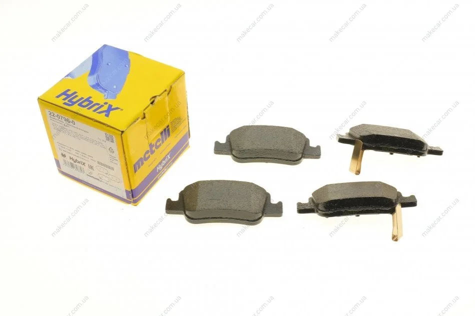 <strong>Комплект гальмівних колодок (дискових) METELLI 22-0796-0 (фото 1)</strong>