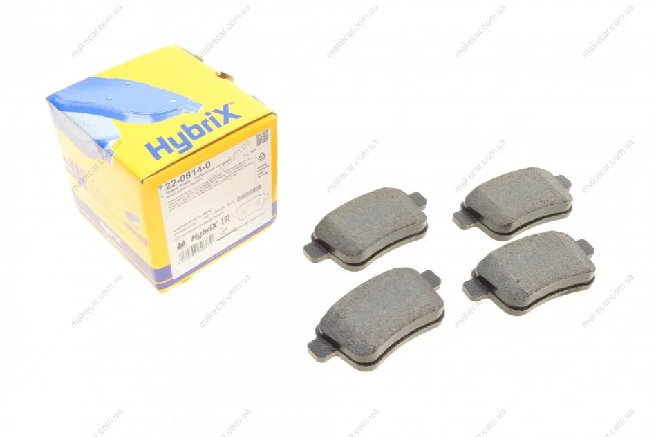 <strong>Комплект гальмівних колодок з 4 шт. дисків METELLI 22-0814-0 (фото 1)</strong>