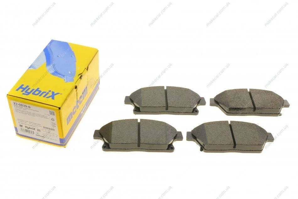 <strong>Комплект гальмівних колодок (дискових) METELLI 22-0839-0 (фото 1)</strong>