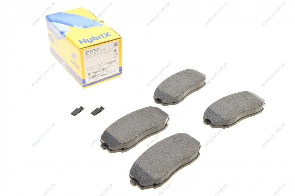 <strong>Комплект гальмівних колодок (дискових) METELLI 22-0872-0 (фото 1)</strong>