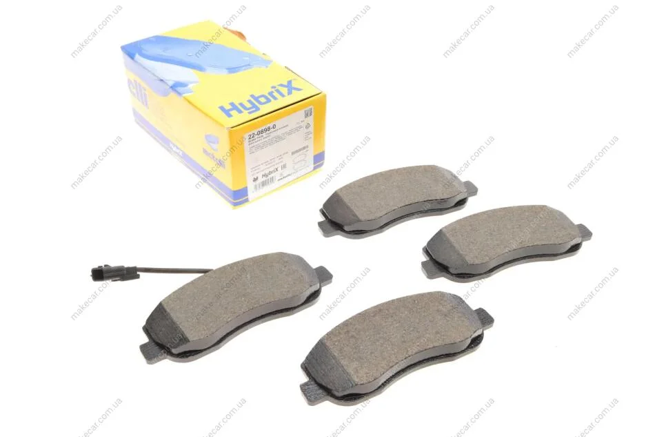 <strong>Комплект гальмівних колодок з 4 шт. дисків METELLI 22-0898-0 (фото 1)</strong>