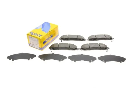 Комплект гальмівних колодок (дискових) для Fiat, Chrysler, Dodge, Lancia, Volkswagen METELLI 22-0946-0 фото товару
